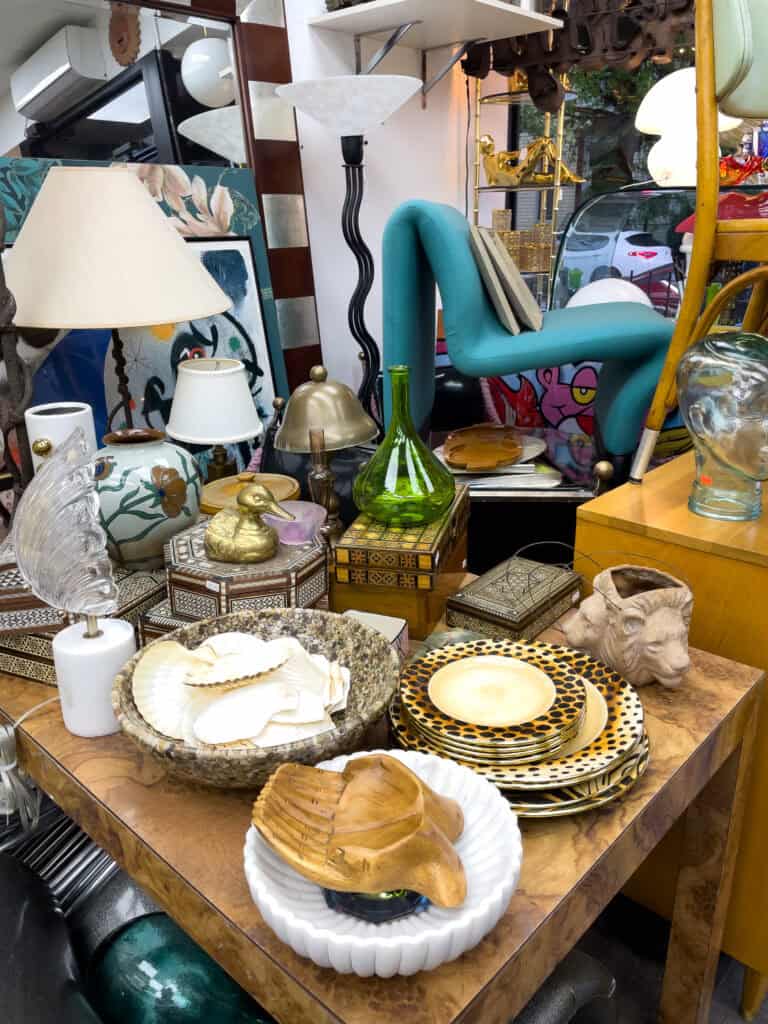 funky vintage pieces at dream fishing tackle in greenpoint bk
