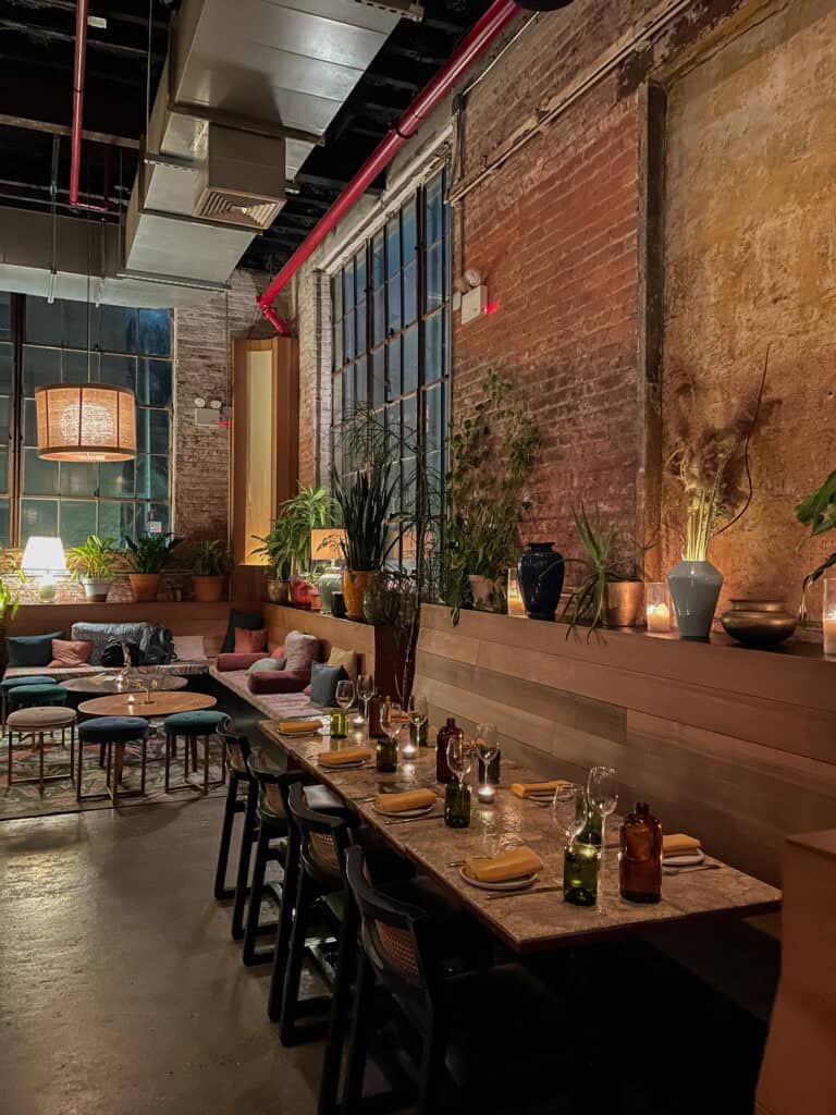 nura is a great spot for larger group dinners and birthday parties