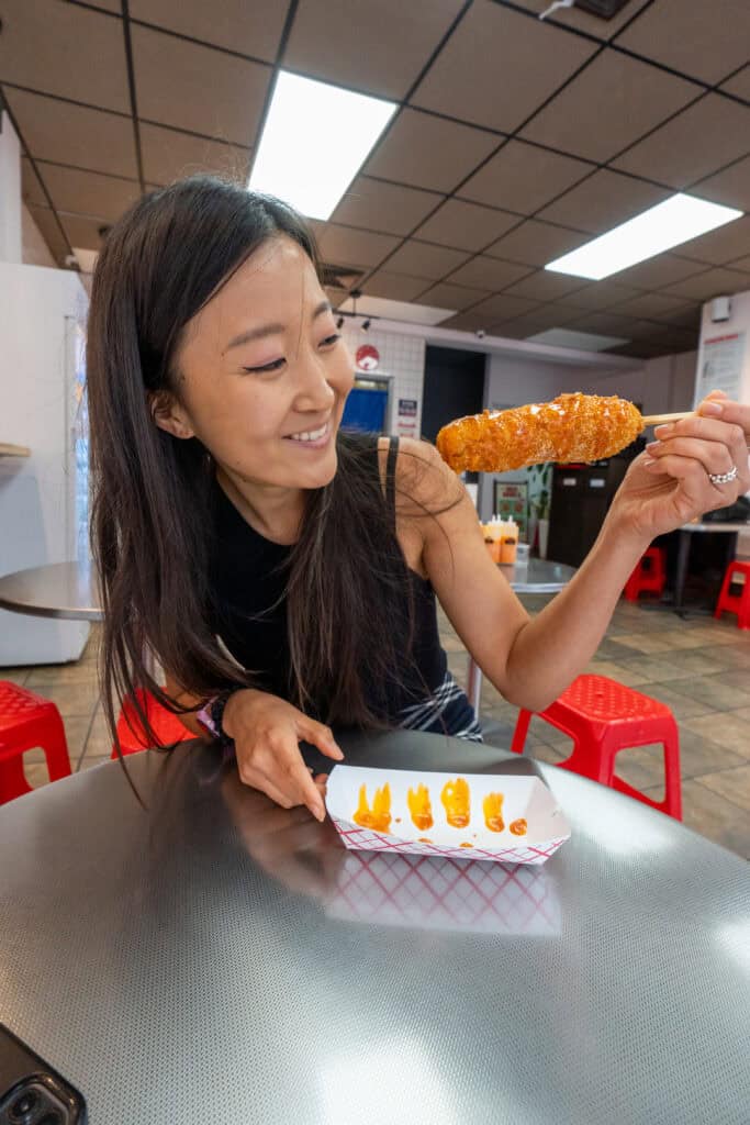 sweeties korean corn dog in greenpoint