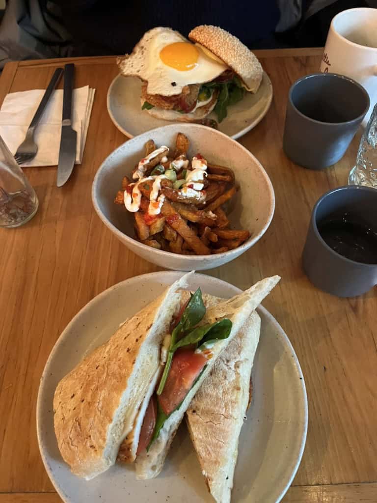 delicious food at little ruby's west village nyc