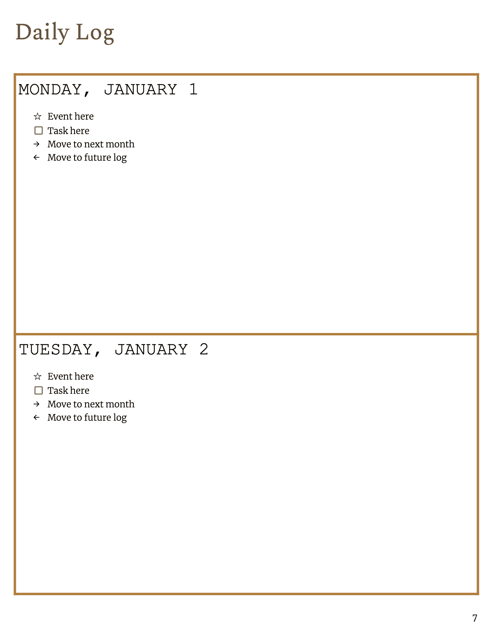 Best Aesthetic Google Docs Bullet Journal Template 🤍 | Your Local's Guide