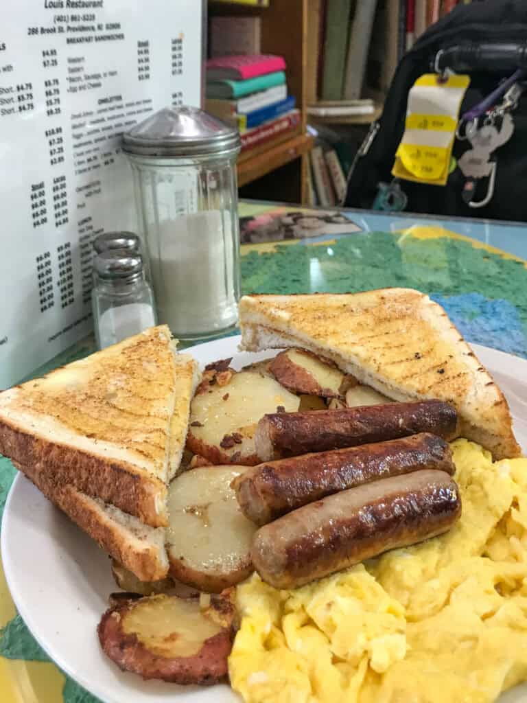 sunday brunch at louis family restaurant