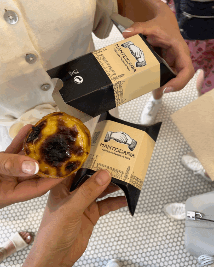 Egg tart at Manteigaria