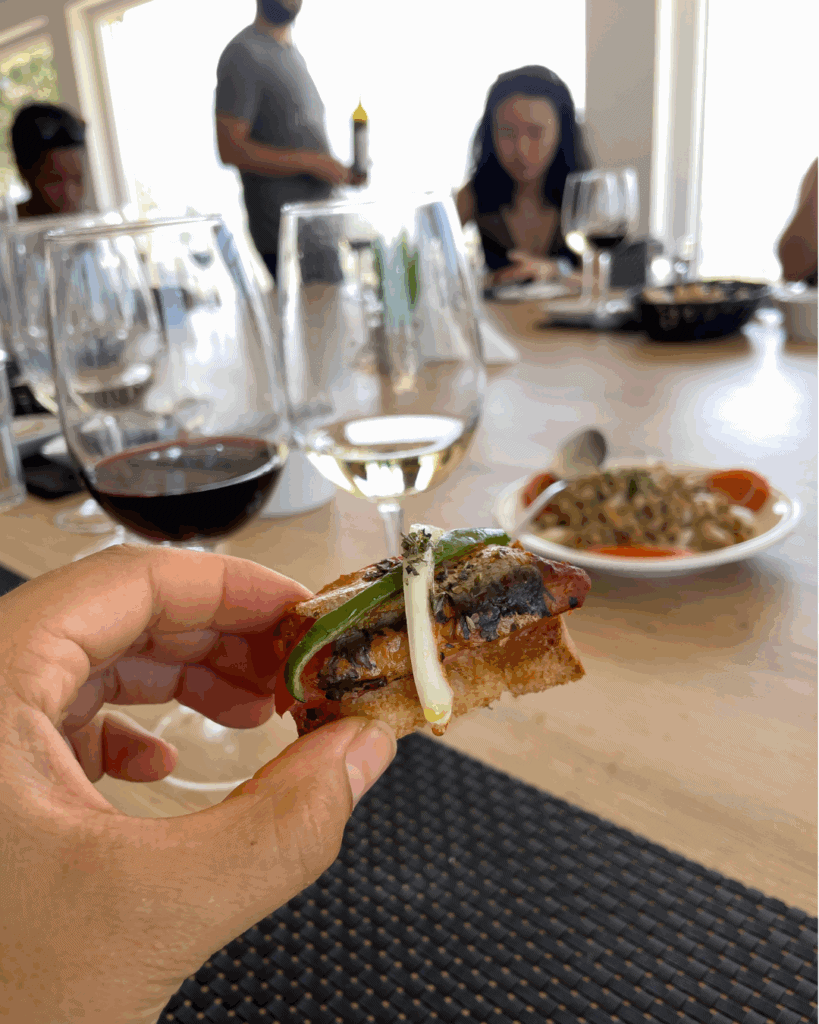 lunch during wine tour portugal douro valley